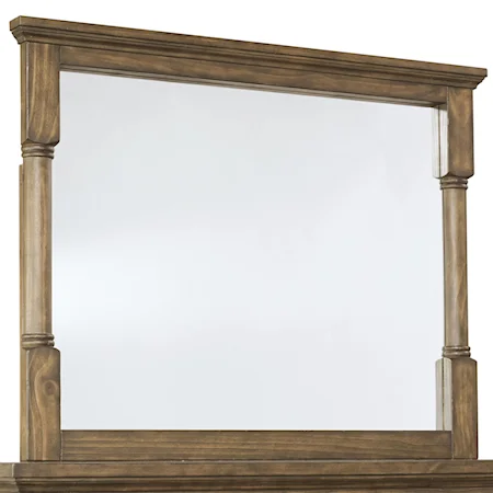 Transitional Dresser Mirror